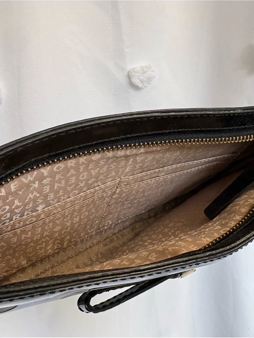 Kate Spade Patent Polka Dot Handbag
